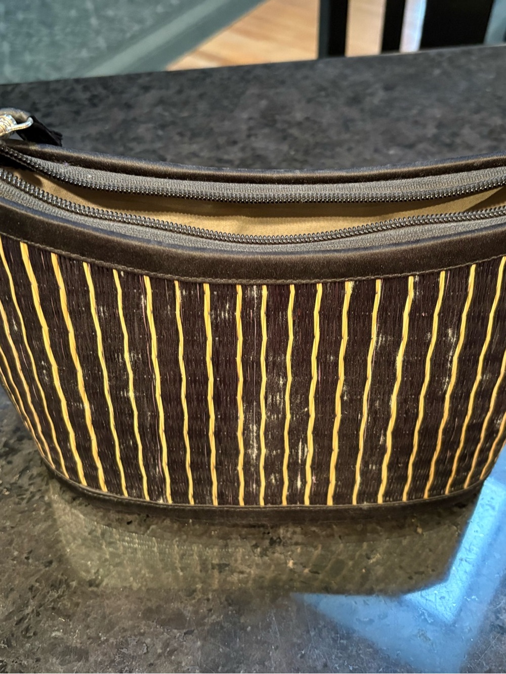 Baskets of Cambodia straw purse.